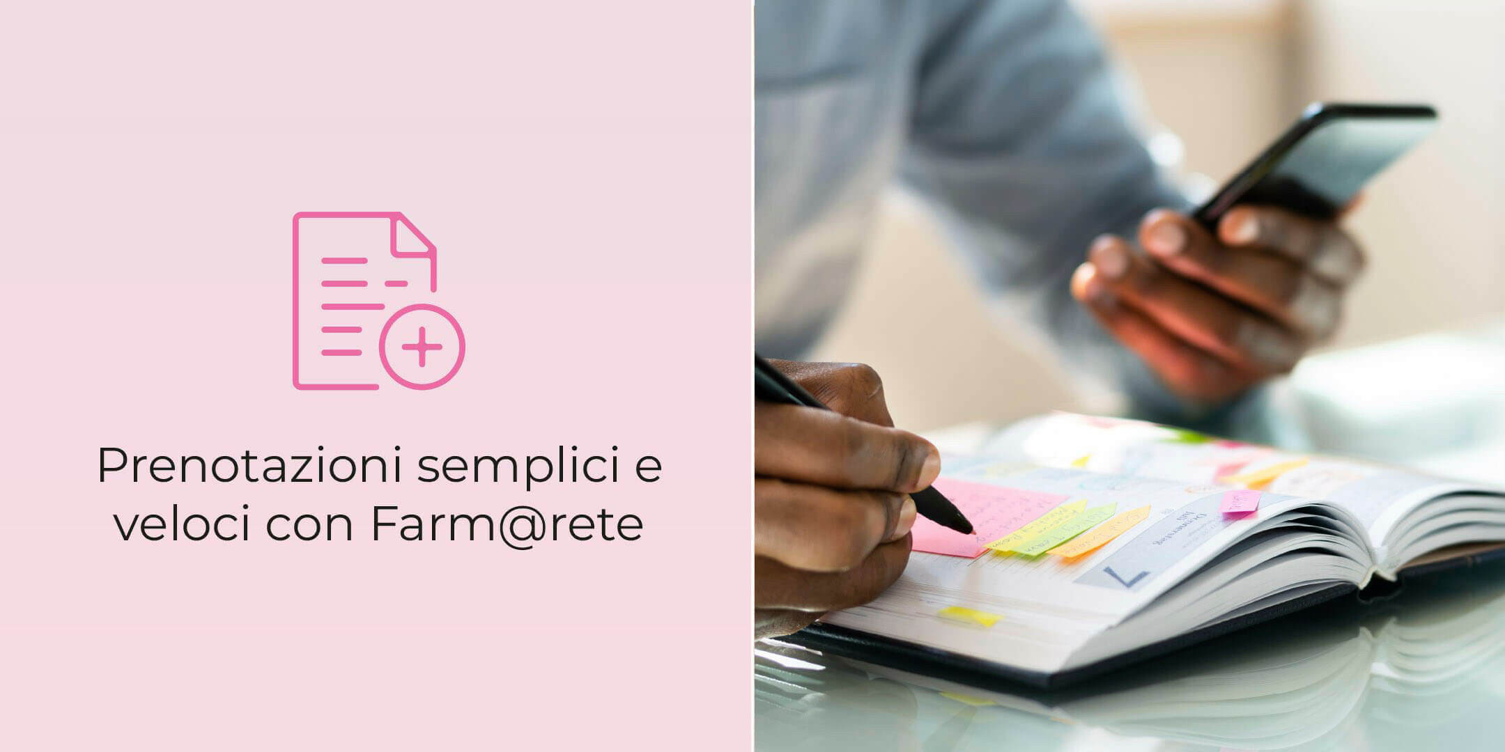 Prendi nota: prenotazioni CUP nelle Farmacie comunali Farm@rete!